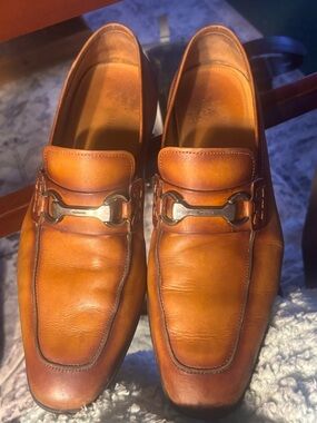 Magnanni Men's Leather Bit Loafer -